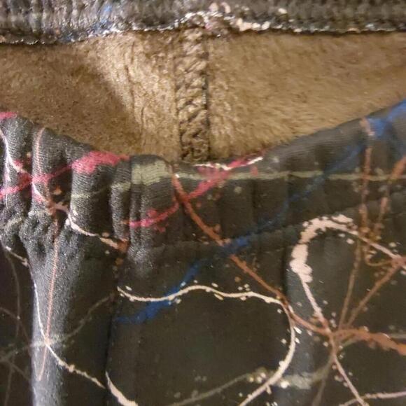 Just Cozy XL winter multicolored leggings NWT - Picture 8 of 9